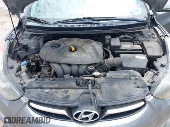 2012 Hyundai Elantra Limited with VIN KMHDH4AE5CU369859, listed as a IAAI auction lot 42095240 with 174,486 mi miles. Bid and sale history available at carsss.com. Image 10.