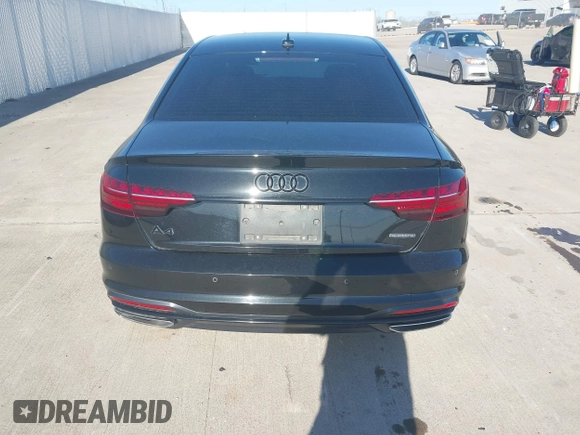 2022 Audi A4 S line Premium Plus with VIN WAUEAAF4XNA008656, listed as a IAAI auction lot 41754921 with 78,118 mi miles and . Bid and sale history available at DreamBid. Image 16.