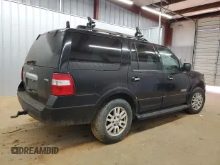 2007 Ford Expedition Limited with VIN 1FMFU20577LA04220, listed as a Copart auction lot 46858575 with Not provided miles and Clean title. Bid and sale history available at DreamBid. Image 3.