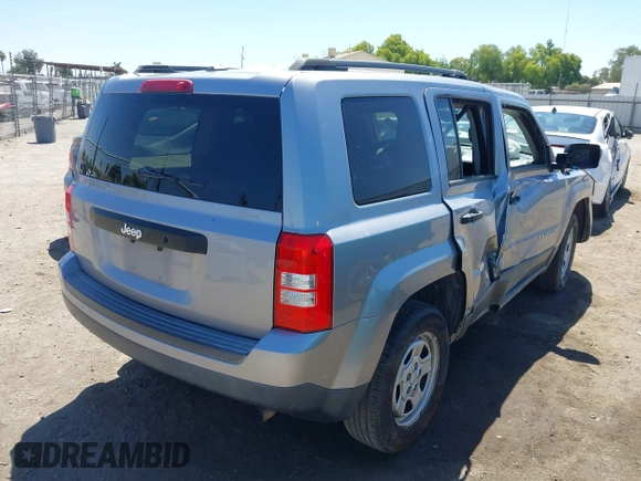 2017 Jeep Patriot Sport SE with VIN 1C4NJPBA8HD207631, listed as a IAAI auction lot 42809313 with 153,799 mi miles and . Bid and sale history available at DreamBid. Image 4.