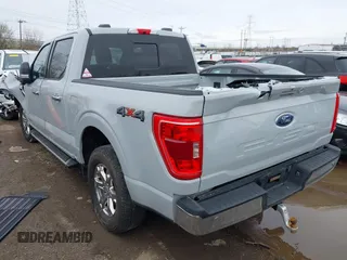 2023 Ford F-150 XL with VIN 1FTFW1ED1PFA78062, listed as a IAAI auction lot 41837577 with 46,430 mi miles. Bid and sale history available at carsss.com. Image 3.