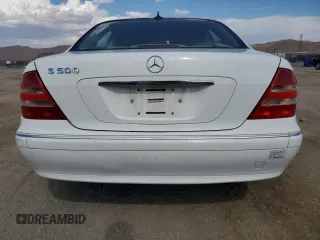 2000 Mercedes-Benz S-Class with VIN WDBNG75J0YA111650, listed as a Copart auction lot 63866844 with 245,363 mi miles and Salvage Title. Bid and sale history available at carsss.com. Image 6.
