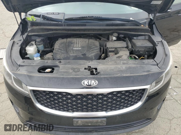 2016 Kia Sedona L with VIN KNDMA5C10G6184184, listed as a Copart auction lot 50974325 with 144,549 mi miles and Salvage Title. Bid and sale history available at carsss.com. Image 12.