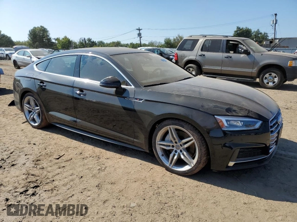 2019 Audi A5 Sportback Premium Plus with VIN WAUENCF54KA089769, listed as a Copart auction lot 76754793 with 26,426 mi miles. Bid and sale history available at carsss.com. Image 4.