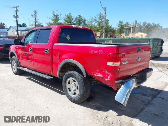 2004 Ford F-150 XLT with VIN 1FTRW14W04KC99493, listed as a IAAI auction lot 41858784 with 165,284 mi miles. Bid and sale history available at carsss.com. Image 6.