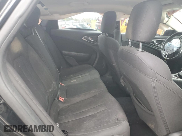 2015 Chrysler 200 Limited with VIN 1C3CCCAB3FN649281, listed as a Copart auction lot 50343895 with Not Provided miles and Salvage Title. Bid and sale history available at carsss.com. Image 10.