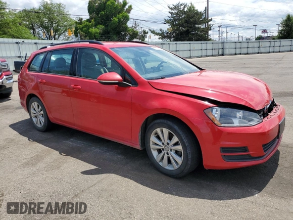 2017 Volkswagen Golf S with VIN 3VW017AU0HM532751, listed as a Copart auction lot 57826395 with 133,710 mi miles and Salvage title. Bid and sale history available at DreamBid. Image 4.