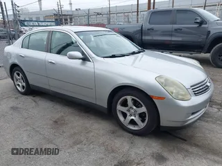 2004 Infiniti G35 w/Leather with VIN JNKCV51E94M108717, listed as a IAAI auction lot 42056340 with 109,987 mi miles and . Bid and sale history available at DreamBid. Image 1.