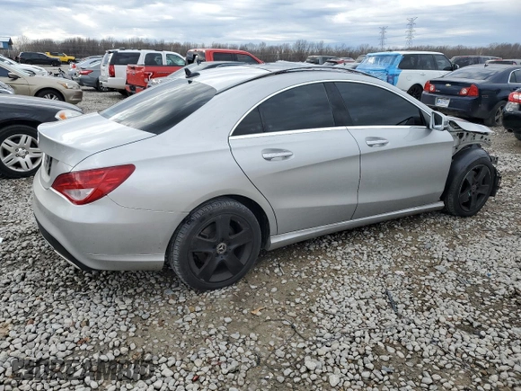 2018 Mercedes-Benz CLA 250 with VIN WDDSJ4EB4JN542610, listed as a Copart auction lot 37217864 with 61,206 mi miles and . Bid and sale history available at DreamBid. Image 3.
