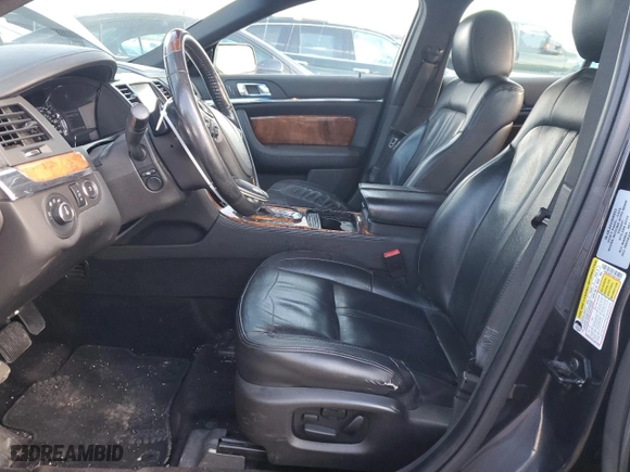 2014 Lincoln MKS with VIN 1LNHL9EK1EG612260, listed as a Copart auction lot 43759825 with 89,746 mi miles and Salvage Title. Bid and sale history available at carsss.com. Image 7.