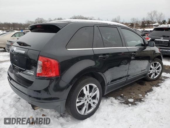 2012 Ford Edge Limited with VIN 2FMDK3K94CBA61570, listed as a Copart auction lot 44023295 with 124,945 mi miles and Salvage Title. Bid and sale history available at carsss.com. Image 3.
