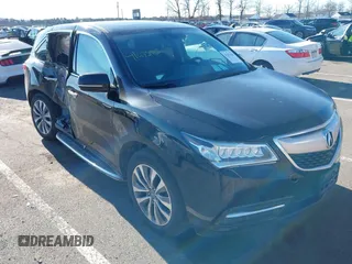 2014 Acura MDX Tech Pkg with VIN 5FRYD4H45EB008401, listed as a IAAI auction lot 41673963 with 146,019 mi miles. Bid and sale history available at carsss.com. Image 1.