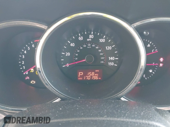2013 Kia Sorento LX with VIN 5XYKT3A69DG370190, listed as a IAAI auction lot 42456161 with 170,196 mi miles and . Bid and sale history available at DreamBid. Image 7.
