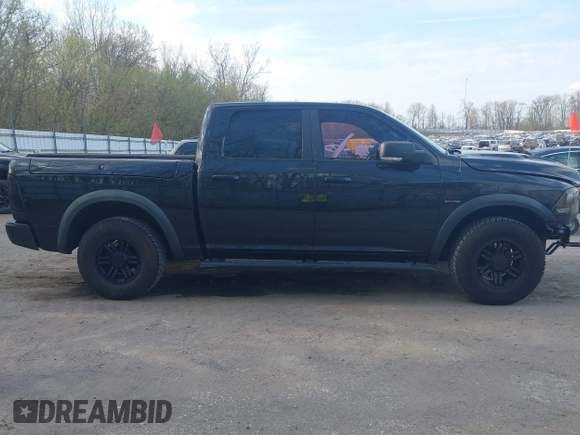 2017 Ram 1500 Rebel with VIN 1C6RR7YT7HS531000, listed as a IAAI auction lot 42102807 with 108,785 mi miles and . Bid and sale history available at DreamBid. Image 14.
