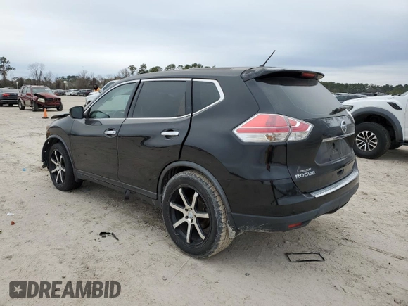 2015 Nissan Rogue S with VIN KNMAT2MT9FP511816, listed as a Copart auction lot 46486825 with 139,709 mi miles and Salvage Title. Bid and sale history available at DreamBid. Image 2.