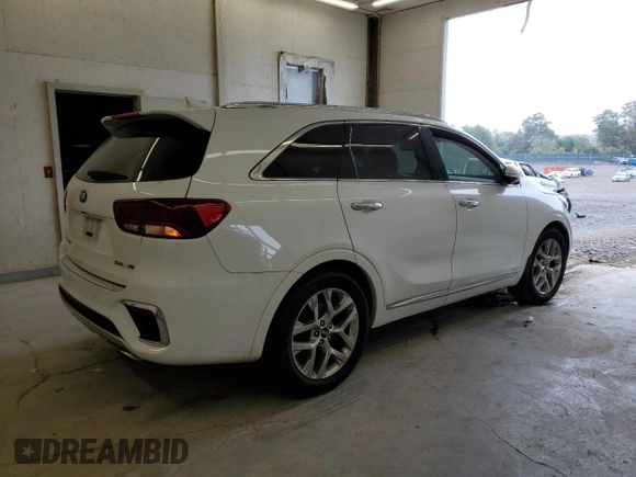 2019 Kia Sorento SX Limited with VIN 5XYPKDA53KG448787, listed as a Copart auction lot 70853793 with 91,032 mi miles and Salvage Title. Bid and sale history available at carsss.com. Image 3.