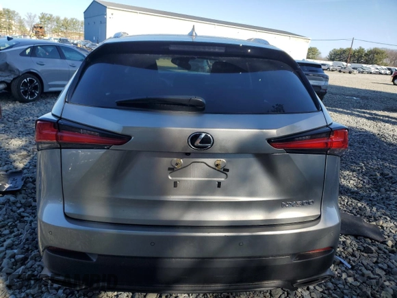 2021 Lexus NX with VIN JTJDARDZ2M2243568, listed as a Copart auction lot 49574715 with 33,065 mi miles and Salvage Title. Bid and sale history available at carsss.com. Image 6.