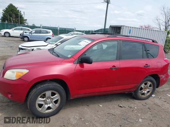 2008 Toyota RAV4 with VIN JTMZD35V885106406, listed as a IAAI auction lot 42006384 with 206,606 mi miles. Bid and sale history available at carsss.com. Image 14.