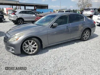 2011 Infiniti G37 Sedan Journey with VIN JN1CV6AP7BM510728, listed as a Copart auction lot 44772725 with 0 mi miles and Salvage Title. Bid and sale history available at carsss.com. Image 1.