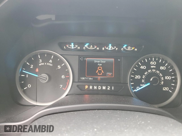 2017 Ford F-150 XL with VIN 1FTEW1EP9HKE18282, listed as a Copart auction lot 49731375 with 106,717 mi miles and Salvage Title. Bid and sale history available at carsss.com. Image 9.