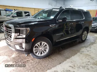 2024 GMC Yukon SLT with VIN 1GKS2BKDXRR331079, listed as a Copart auction lot 79533764 with 8,233 mi miles and Clean Title. Bid and sale history available at carsss.com. Image 1.