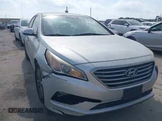 2016 Hyundai Sonata SE z VIN 5NPE24AF7GH321282, wystawiony jako IAAI lot #42067592 z przebiegiem 147 101 mil mil oraz . Historia ofert i sprzedaży dostępna na DreamBid. Obrazek 1.