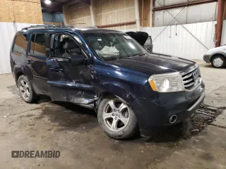 2012 Honda Pilot EX-L with VIN 5FNYF4H51CB079306, listed as a Copart auction lot 46142155 with 197,404 mi miles and Salvage Title. Bid and sale history available at DreamBid. Image 4.