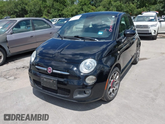 2015 FIAT 500 Sport z VIN 3C3CFFBR1FT753692, wystawiony jako IAAI lot #42587321 z przebiegiem 61 131 mil mil oraz . Historia ofert i sprzedaży dostępna na DreamBid. Obrazek 2.