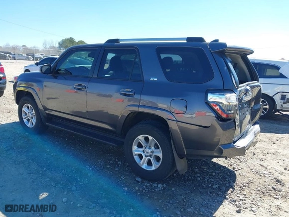 2020 Toyota 4Runner SR5 with VIN JTEBU5JR7L5774904, listed as a IAAI auction lot 41639477 with 36,671 mi miles. Bid and sale history available at carsss.com. Image 3.