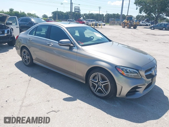 2020 Mercedes-Benz C 300 with VIN W1KWF8EB9LR573096, listed as a IAAI auction lot 42585606 with 57,111 mi miles and . Bid and sale history available at DreamBid. Image 1.