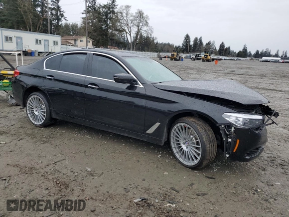 2017 BMW 5 Series 530i xDrive with VIN WBAJA7C34HWA69945, listed as a Copart auction lot 45941025 with Not Provided miles and Salvage Title. Bid and sale history available at carsss.com. Image 4.