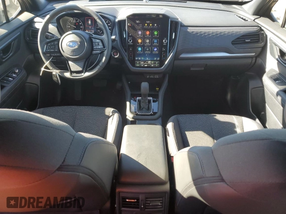2025 Subaru Forester Premium with VIN JF2SLDBC9SH415693, listed as a Copart auction lot 80459424 with 3,996 mi miles and Salvage title. Bid and sale history available at DreamBid. Image 8.