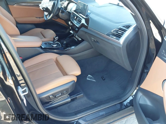 2024 BMW X3 sDrive30i with VIN WBX47DP08RN262166, listed as a IAAI auction lot 41195948 with Not Provided miles and . Bid and sale history available at DreamBid. Image 5.