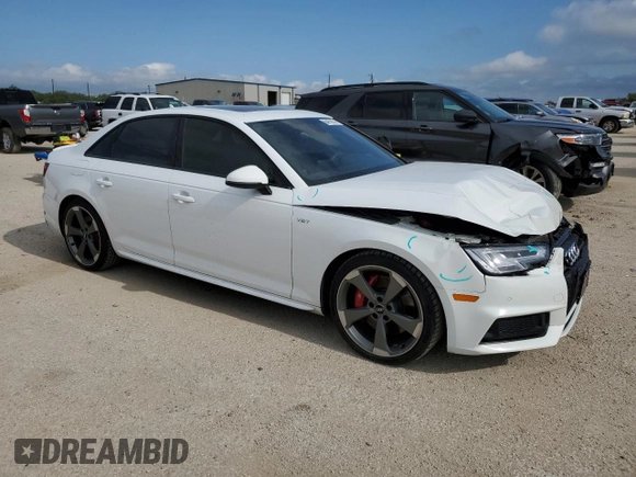 2018 Audi S4 Premium Plus with VIN WAUB4AF45JA115957, listed as a Copart auction lot 64978514 with 70,857 mi miles and Clean Title. Bid and sale history available at carsss.com. Image 4.