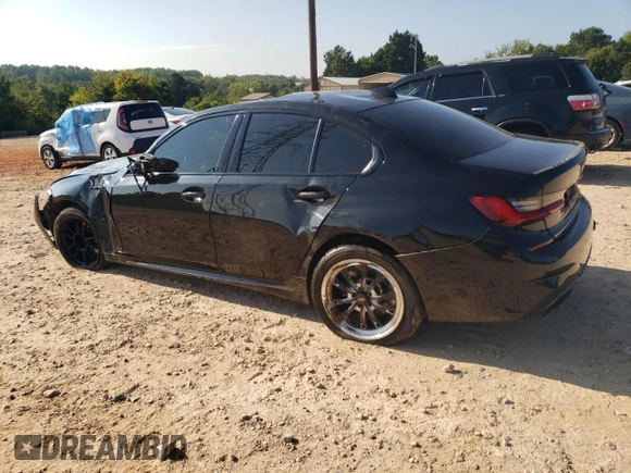2020 BMW 3 Series M340i with VIN 3MW5U7J09L8B27922, listed as a Copart auction lot 68222584 with 51,220 mi miles and Salvage Title. Bid and sale history available at carsss.com. Image 2.