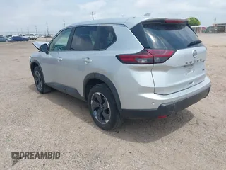 2024 Nissan Rogue SV with VIN 5N1BT3BA8RC677554, listed as a IAAI auction lot 42133131 with 33,526 mi miles and . Bid and sale history available at carsss.com. Image 3.