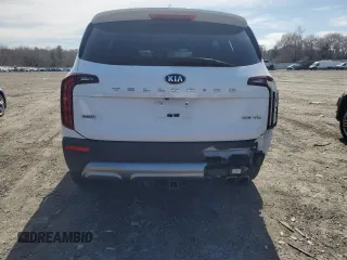 2021 Kia Telluride SX with VIN 5XYP5DHC7MG142335, listed as a Copart auction lot 52607875 with 75,420 mi miles and Salvage Title. Bid and sale history available at carsss.com. Image 6.