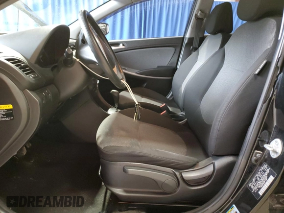 2014 Hyundai Accent GS with VIN KMHCT5AE7EU183520, listed as a Copart auction lot 54299215 with 92,660 mi miles and Salvage title. Bid and sale history available at DreamBid. Image 7.