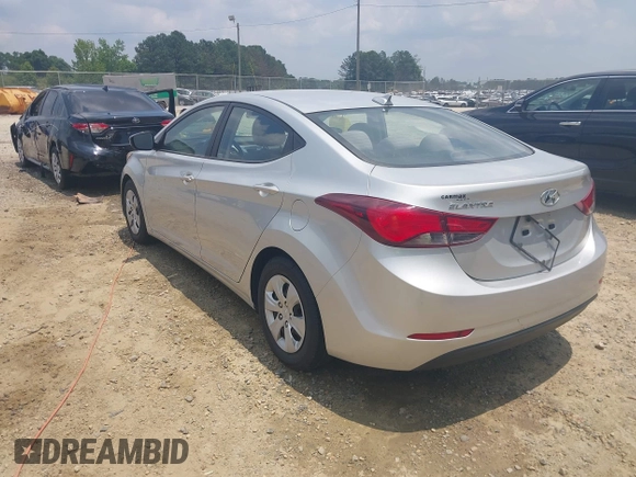 2016 Hyundai Elantra SE with VIN 5NPDH4AE5GH682981, listed as a IAAI auction lot 42413057 with 117,084 mi miles and . Bid and sale history available at DreamBid. Image 3.