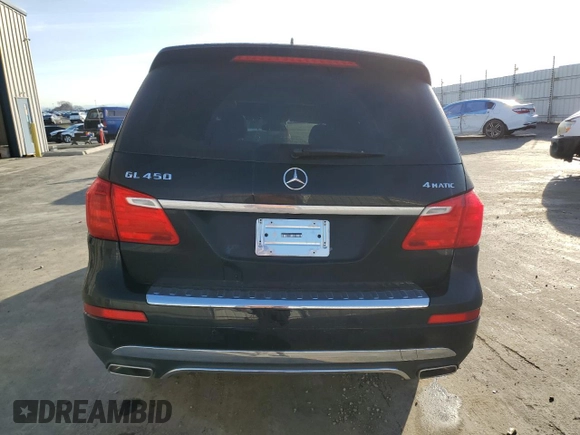 2015 Mercedes-Benz GL-Class GL 450 with VIN 4JGDF6EE6FA565150, listed as a Copart auction lot 40194783 with 106,421 mi miles. Bid and sale history available at carsss.com. Image 6.