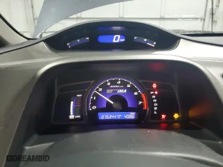 2010 Honda Civic Hybrid with VIN JHMFA3F27AS000535, listed as a Copart auction lot 46923655 with 75,344 mi miles and Salvage Title. Bid and sale history available at carsss.com. Image 9.