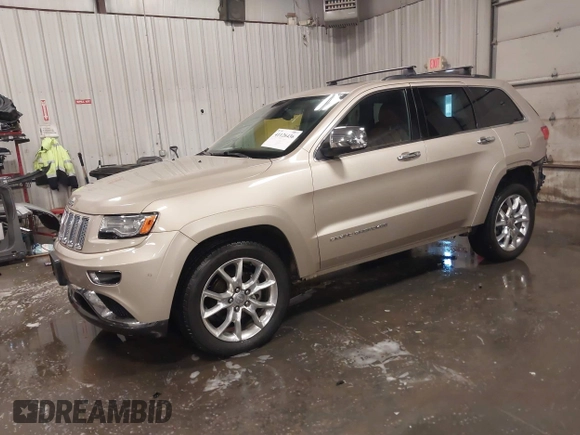 2015 Jeep Grand Cherokee Summit with VIN 1C4RJFJG5FC918837, listed as a IAAI auction lot 41126436 with 155,516 mi miles. Bid and sale history available at carsss.com. Image 2.
