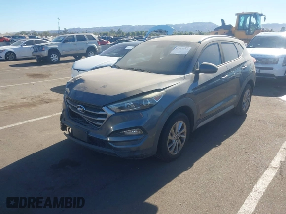 2018 Hyundai Tucson SEL z VIN KM8J33A42JU681606, wystawiony jako IAAI lot #41067514 z przebiegiem 150 119 mil mil oraz . Historia ofert i sprzedaży dostępna na DreamBid. Obrazek 2.