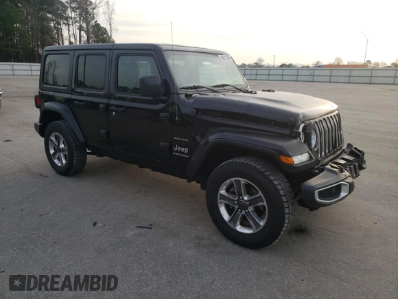 2023 Jeep Wrangler Sahara with VIN 1C4HJXEN3PW505342, listed as a Copart auction lot 49011955 with 54,690 mi miles and Salvage Title. Bid and sale history available at carsss.com. Image 4.