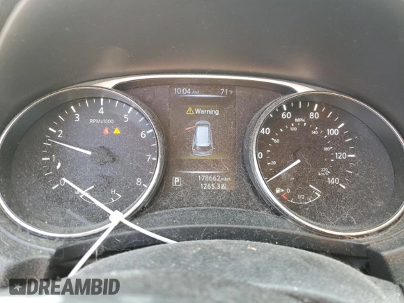2015 Nissan Rogue SV with VIN 5N1AT2MT4FC761662, listed as a Copart auction lot 49677125 with 178,662 mi miles and Salvage Title. Bid and sale history available at carsss.com. Image 9.