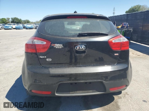 2015 Kia Rio LX with VIN KNADM5A35F6442173, listed as a Copart auction lot 49228405 with 129,856 mi miles and Non Repairable. Bid and sale history available at carsss.com. Image 6.