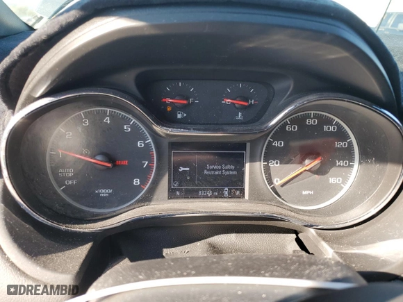 2019 Chevrolet Cruze Premier with VIN 1G1BF5SM1K7119425, listed as a Copart auction lot 72975314 with 83,246 mi miles and Salvage Title. Bid and sale history available at carsss.com. Image 9.