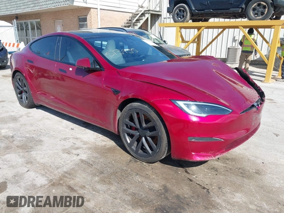 2023 Tesla Model S Plaid с VIN 5YJSA1E61PF525637, выставлен на аукционе IAAI как лот 42045459 с пробегом Не указан миль и . История ставок и продаж доступна на DreamBid. Изображение 1.