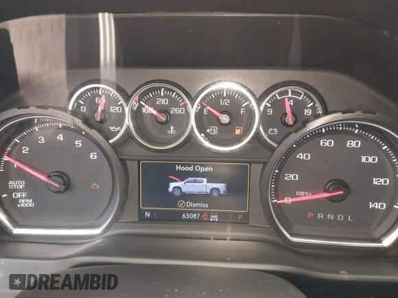 2021 Chevrolet Silverado 1500 LT Trail Boss with VIN 1GCPYFED6MZ137614, listed as a IAAI auction lot 40932872 with 63,087 mi miles and . Bid and sale history available at DreamBid. Image 7.