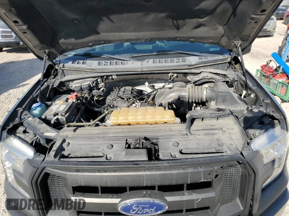 2016 Ford F-150 XL with VIN 1FTMF1E85GKE85982, listed as a Copart auction lot 48509215 with 108,171 mi miles and Salvage title. Bid and sale history available at DreamBid. Image 11.